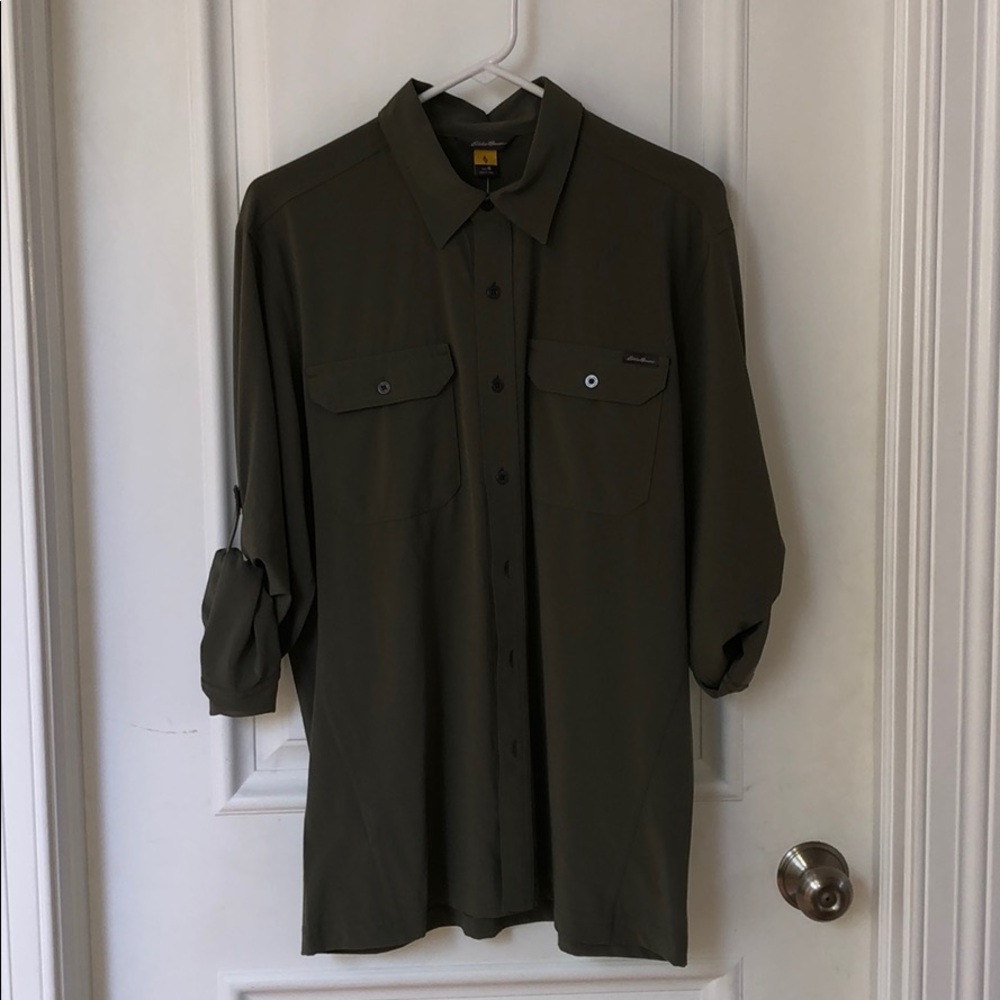 Eddie Bauer Button Down, collard shirt